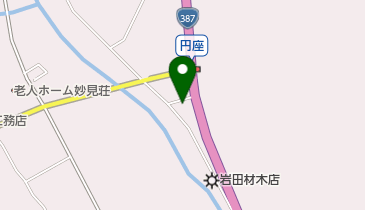 理容弓場の地図画像