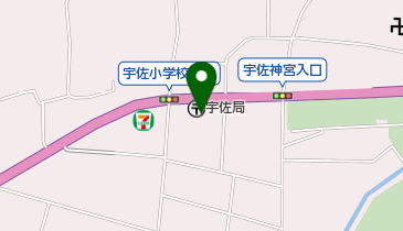 宇佐の家の地図画像