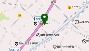 豊後大野市 中央公民館の地図画像