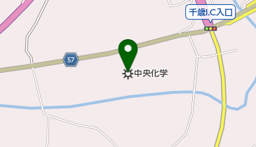 中央化学株式会社九州工場の地図画像