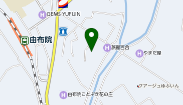 クリーニングのハルヤ湯布院店の地図画像