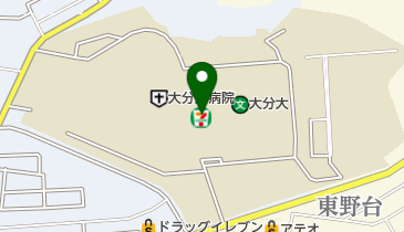 メディカル大分の地図画像