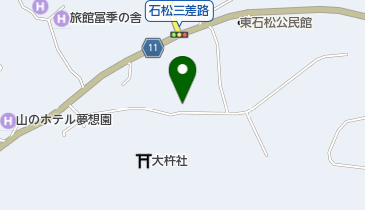 湯布鷹取山荘の地図画像