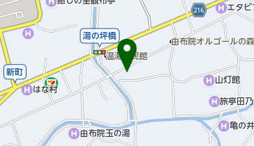 オム・ブルー・カフェの地図画像