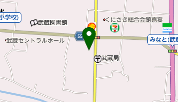 武蔵モータースの地図画像