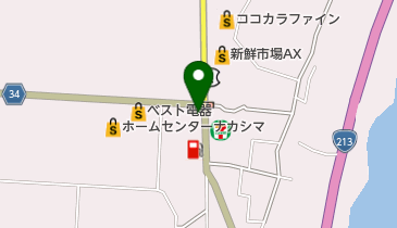 シャディサラダ館安岐店の地図画像