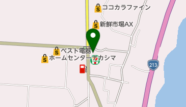 美容室ゆき菜の地図画像