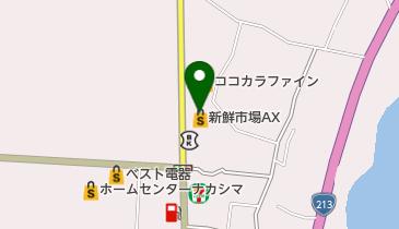 九州惣菜安岐店の地図画像