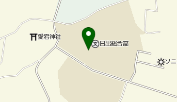 大分県立日出総合高等学校の地図画像