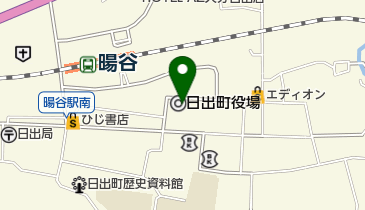 日出町職員労働組合の地図画像