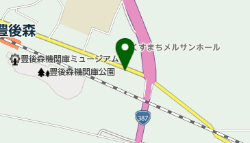 穴井硝子店の地図画像