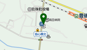 穴井寝具店の地図画像