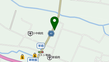 まち美容室の地図画像