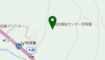 デイサービス玖珠園の地図画像