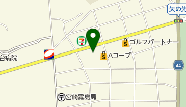 三輪商事株式会社宮崎出張所の地図画像