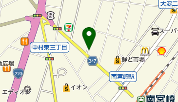 あさひ補聴器宮崎店の地図画像