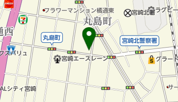 株式会社森硝子店宮崎支店の地図画像