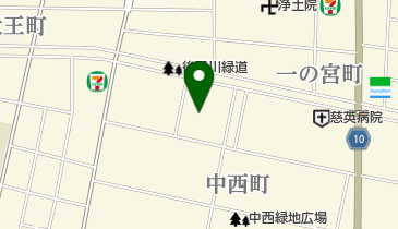 電器のフクナガの地図画像