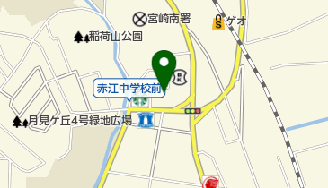 九大進学ゼミ赤江校の地図画像