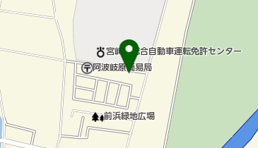 前浜学科教室の地図画像