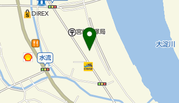 ギョーザ専門店黄楊座の地図画像