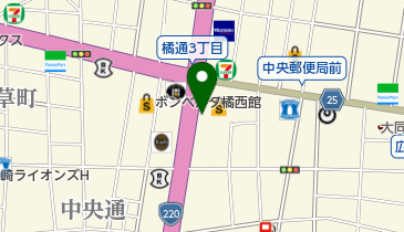 服地のサカモトの地図画像