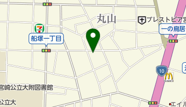 阪急美容室の地図画像