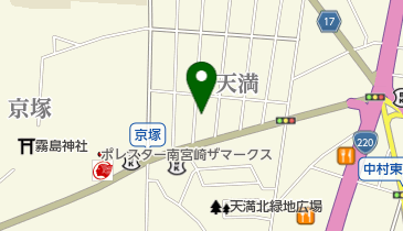 森田美容室の地図画像