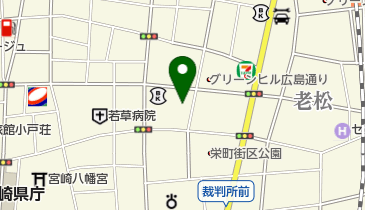 日本基督教団 宮崎教会の地図画像