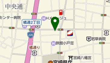 日本基督教団 宮崎中部教会の地図画像