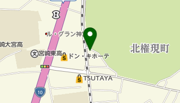 宮崎イエス之御霊教会の地図画像