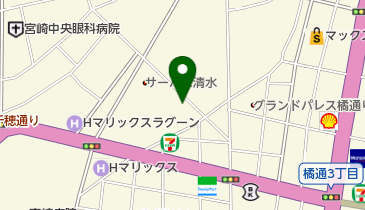 日本基督教団 宮崎清水町教会の地図画像