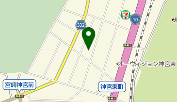 天理教日向司分教会の地図画像