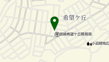 希望ヶ丘ドライの地図画像