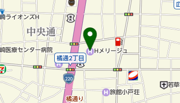 宮崎市商店街振興組合連合会の地図画像