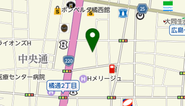 ピュア化粧品の地図画像