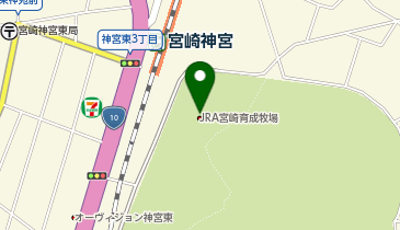 日本中央競馬会宮崎育成牧場の地図画像