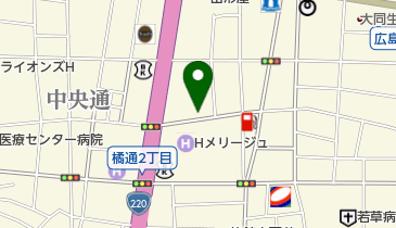 コンタクトレンズ・プラザお客様専用の地図画像