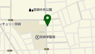 宮崎県左官業組合連合会の地図画像