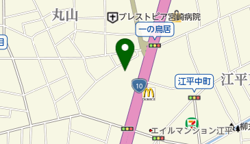 江平子安観世音菩薩の地図画像