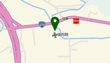 高月院の地図画像