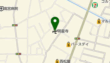 明星寺の地図画像