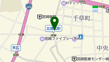 宝屋精肉店の地図画像