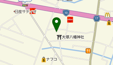 大塚神社 社務所の地図画像