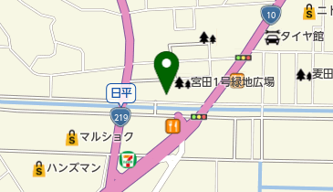 宮崎中古タイヤセンターの地図画像