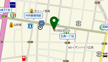 日本通信機器株式会社宮崎営業所の地図画像