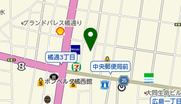 ビューティーなかがわの地図画像