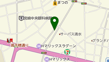 ベル美容室の地図画像