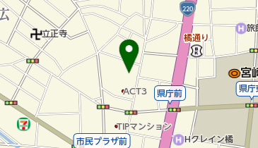 川島コンタクトレンズの地図画像