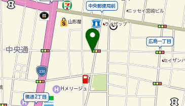 ポールスミス宮崎店の地図画像